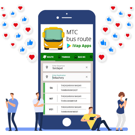 Download the App, enjoy hassle-free Travelling MTC Bus Route